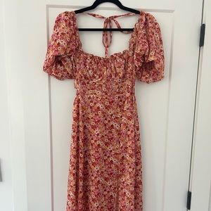 Like new For Love and Lemons backless dress